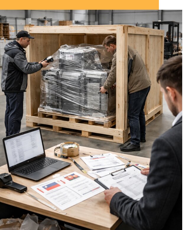 Доставка промышленного оборудования из США от 66040 руб