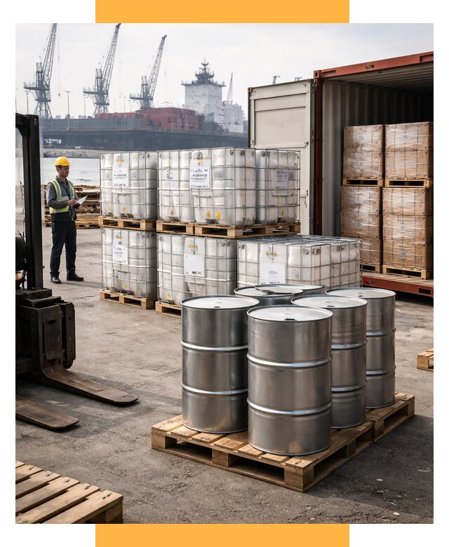 Доставка химического сырья из Индии от 254000 р. | СетСервис-Ста