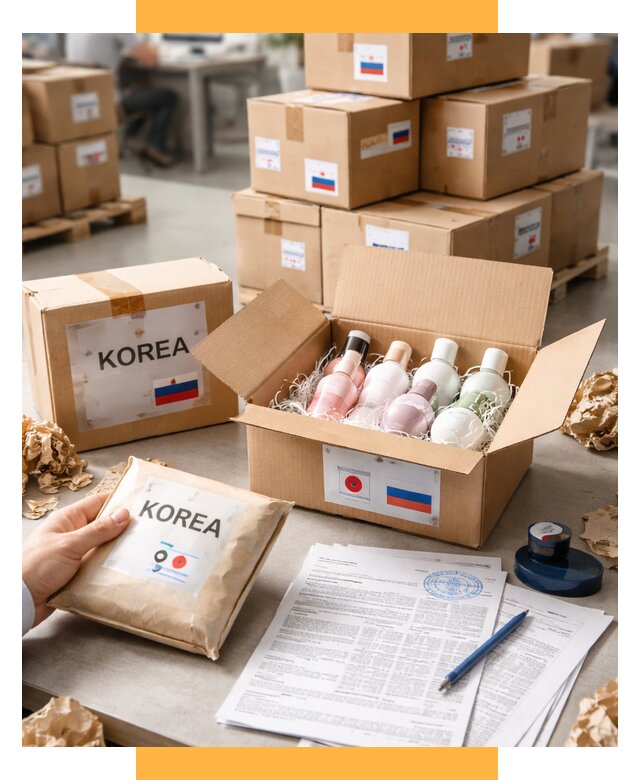 Доставка косметики из Кореи от 8636 р. под ключ | СетСервис-Ста