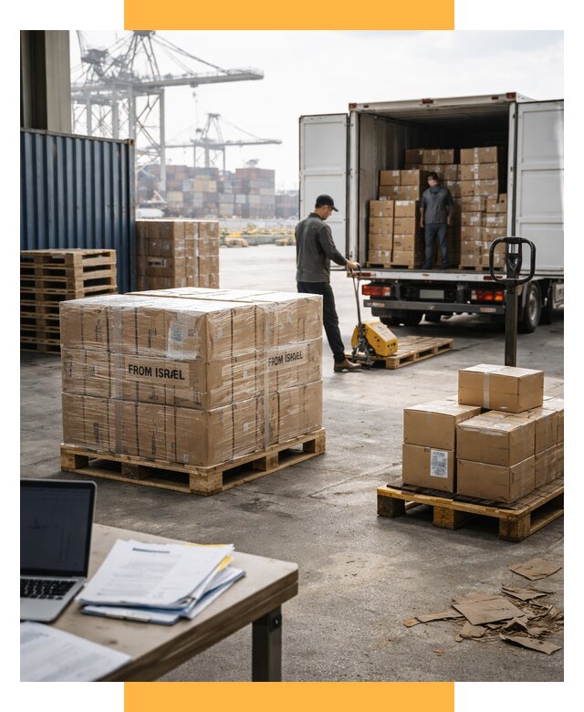 Доставка грузов из Израиля от 15240 р., логистика от СетСервис-Ста