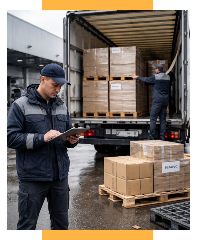 Доставка грузов из Беларуси от 15240 р. логистика СетСервис-Ста