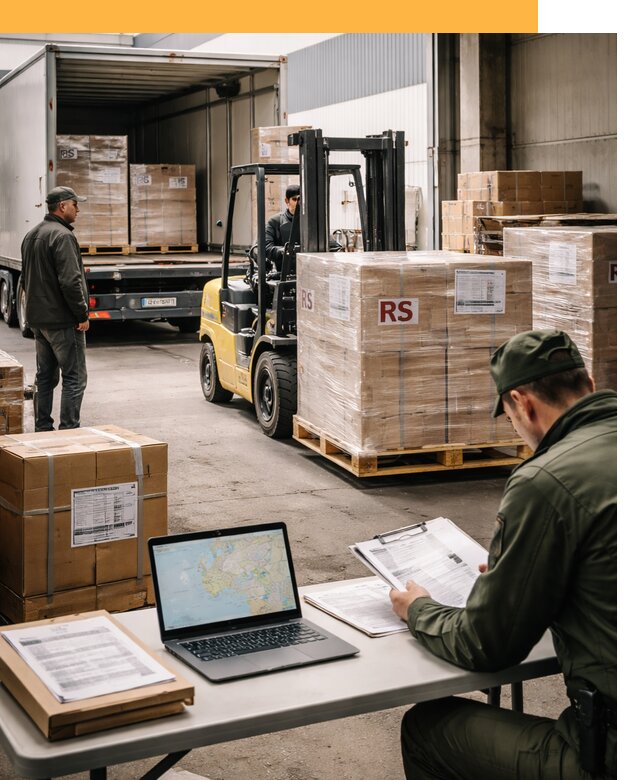 Доставка грузов в Сербию от 45720 руб, международные перевозки