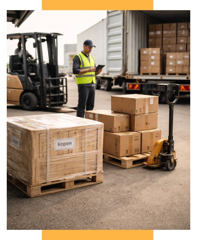 Доставка грузов в Корею из России от 35560 р. | СетСервис-Ста