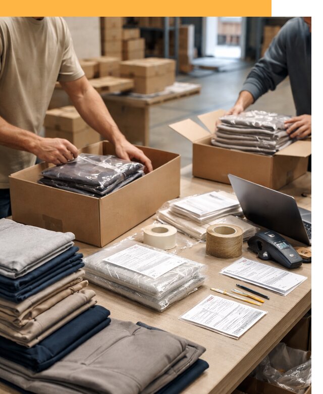 Перевозка одежды по миру от 7620 руб. с таможенным оформлением