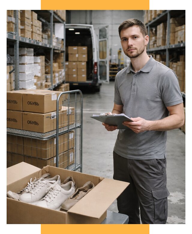 Доставка обуви из Китая и Турции от 4572 р. СетСервис-Ста