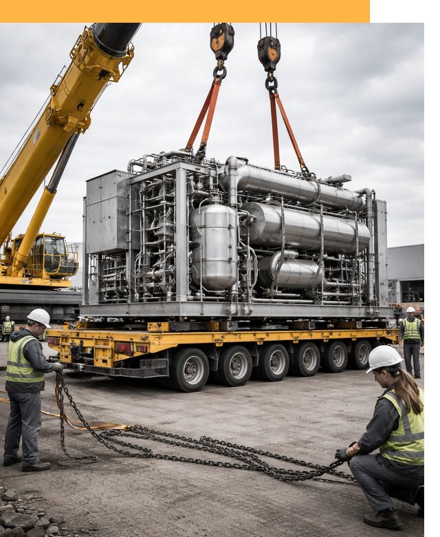 Перевозка тяжеловесных грузов по миру от 152400 руб