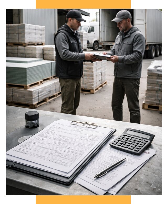 Таможенное оформление стройматериалов от 8636 р. | СетСервис-Ста